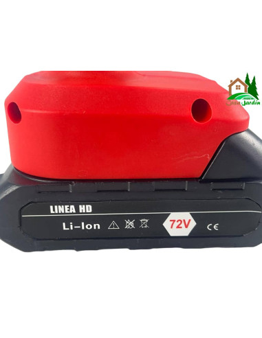 Conjunto de Motosierras con 2 Baterías de Li-Ion - vista detalle batería