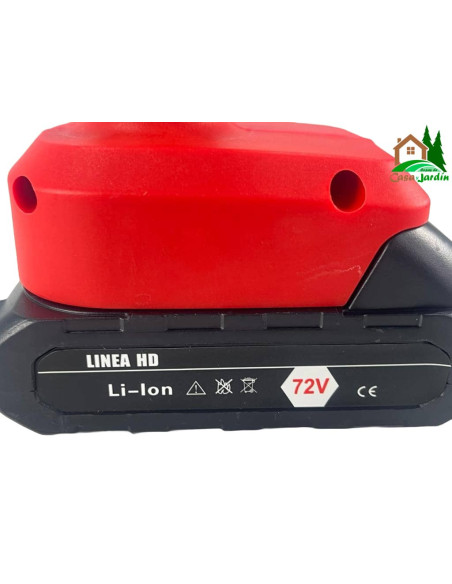 Conjunto de Motosierras con 2 Baterías de Li-Ion - vista detalle batería