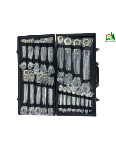 Conjunto de 22 Llaves de Trinquete Flexibles - vista caja abierta