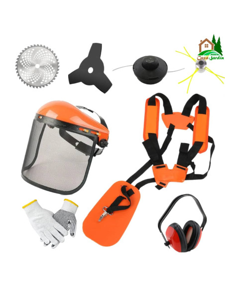 Desbrozadora Mixury X-52 con 4 discos - vista accesorios