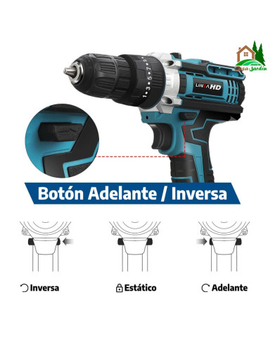 Taladro Atornillador a Batería 21V 🔋🌪 - vista detalle