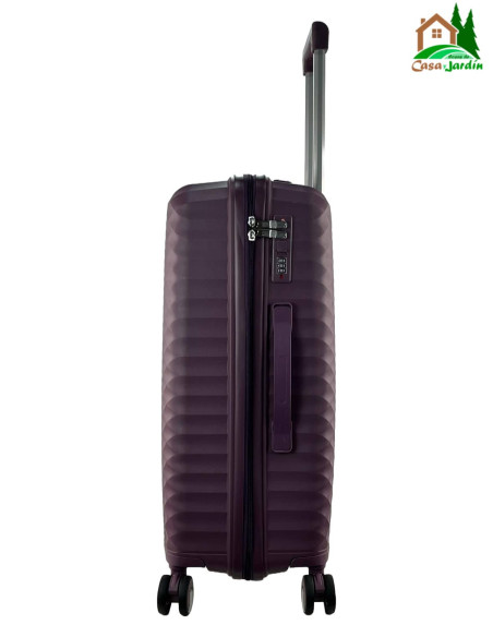 Conjunto de Maletas Sevillas, modelo Triana morado - vista lateral derecho