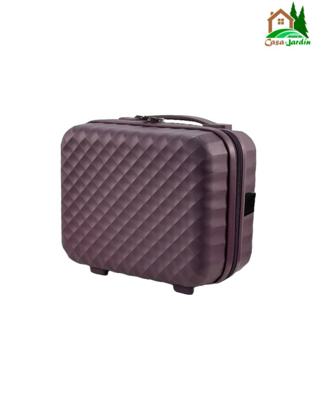 Conjunto de Maletas Sevillas, modelo Triana morado - vista lateral neceser