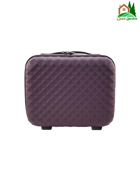 Conjunto de Maletas Sevillas, modelo Triana morado - vista frontal neceser