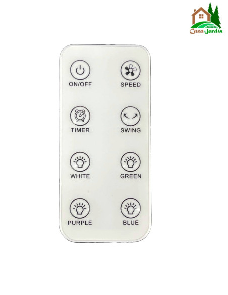 Ventilador sin Aspas - vista mando a distancia