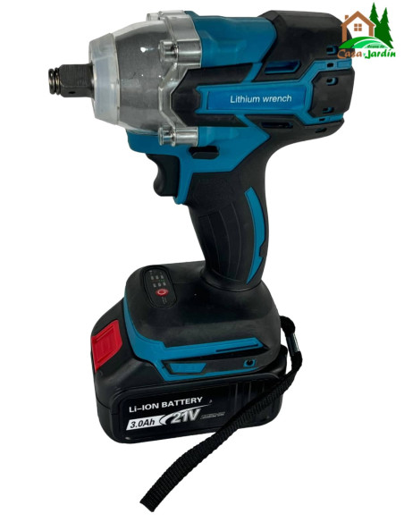 Pack 3 Herramientas: Amoladora, Taladro, Llave de Impacto - vista llave de impacto lateral izquierdo