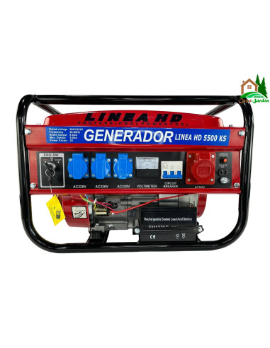 Generador de Gasolina Línea HD 5500 KS - vista frontal