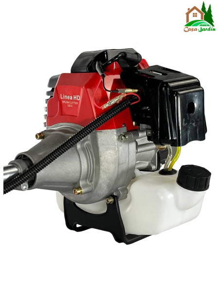 Desbrozadora 52cc gasolina con 2 discos - vista delantera