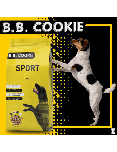 Pienso B.B. Cookie Sport 18 Kg - Perro